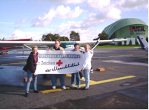 Rundflug für Blutspender
